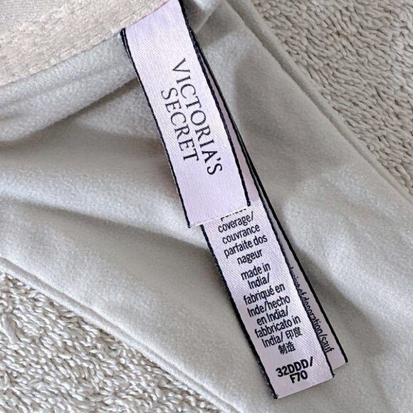 5/$25 Victoria’s Secret Body By Victoria Beige Racerback Perfct Coverage Bra 32F - Picture 8 of 11